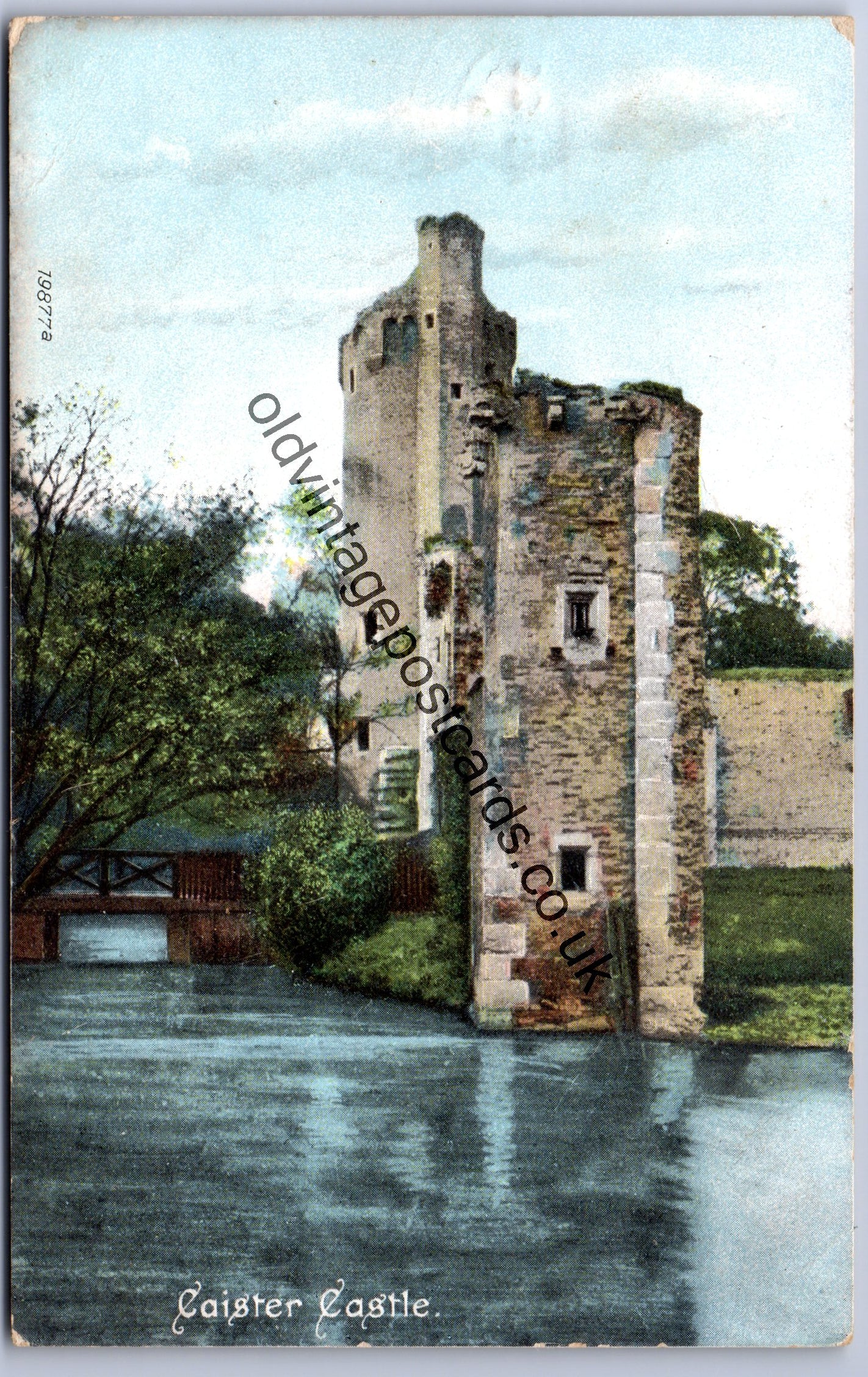 Caister Castle, Great Yarmouth, Norfolk, collectable old postcard