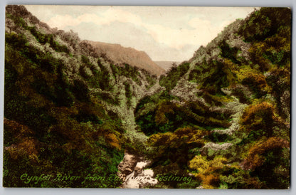 Cynfal River from Talybont Ffestiniog old interesting colour postcard